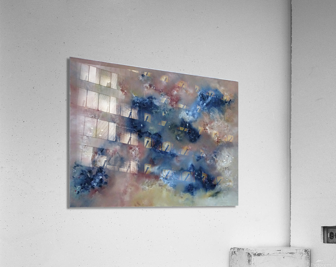 Abstract Paintings: Shattered Acrylic Print