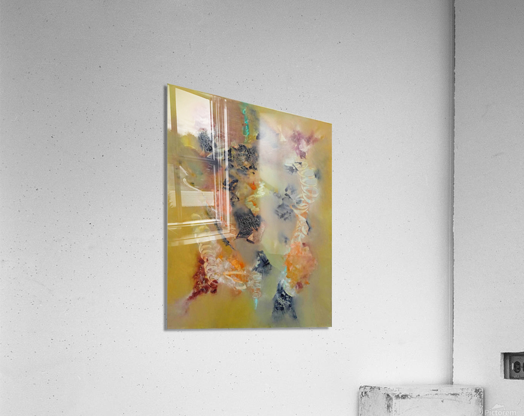 Abstract Paintings: Without You I am Full of Emptiness Acrylic Print