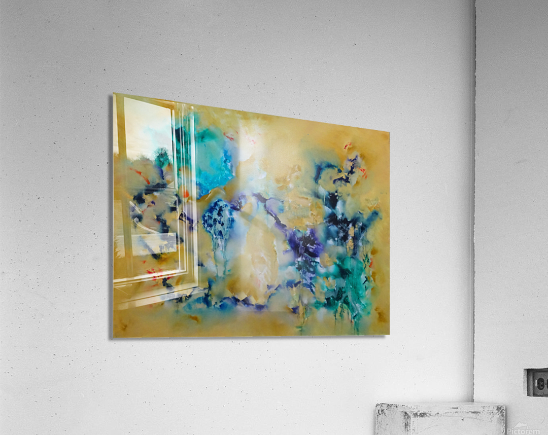 Abstract Paintings: Tiempo de Interrupcion Acrylic Print