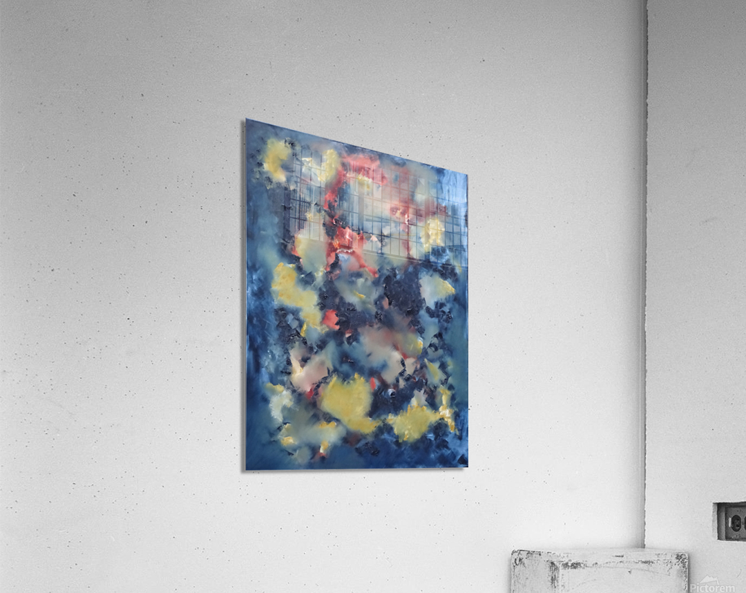 Abstract Paintings: Shattered Memories Acrylic Print