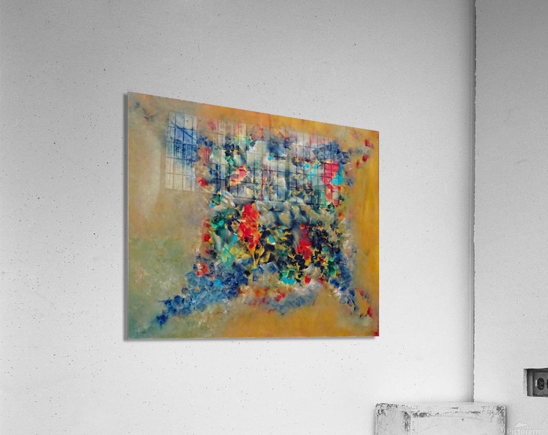 Abstract Paintings: Ricochet Acrylic Print