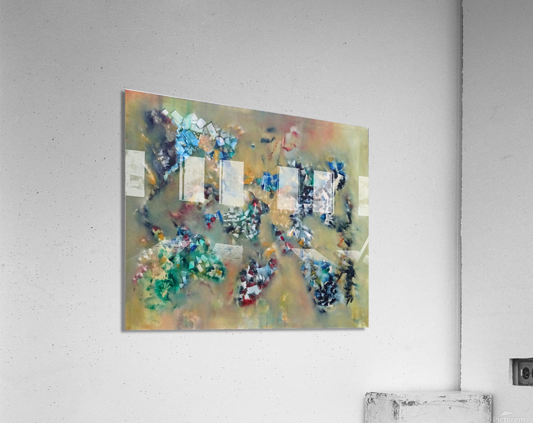 Abstract Paintings: Infinitamente Proximo I Acrylic Print