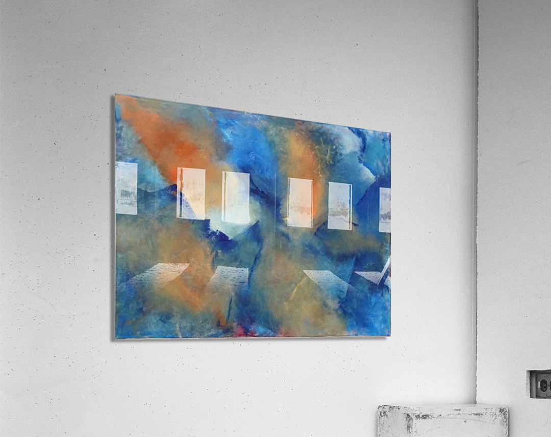 Abstract Paintings: Connected Acrylic Print