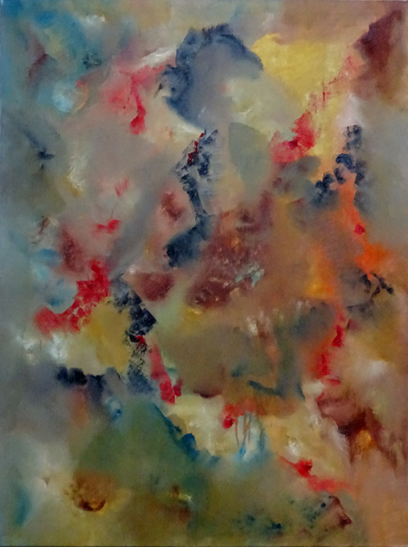 Abstract Paintings: Glowing In The Dark Print