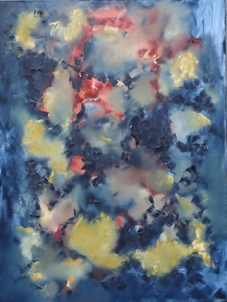 Abstract Paintings: Shattered Memories Print