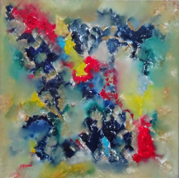 Abstract Paintings: Rainbow Print