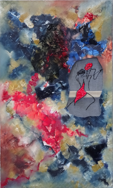 Abstract Paintings: Tango I Print