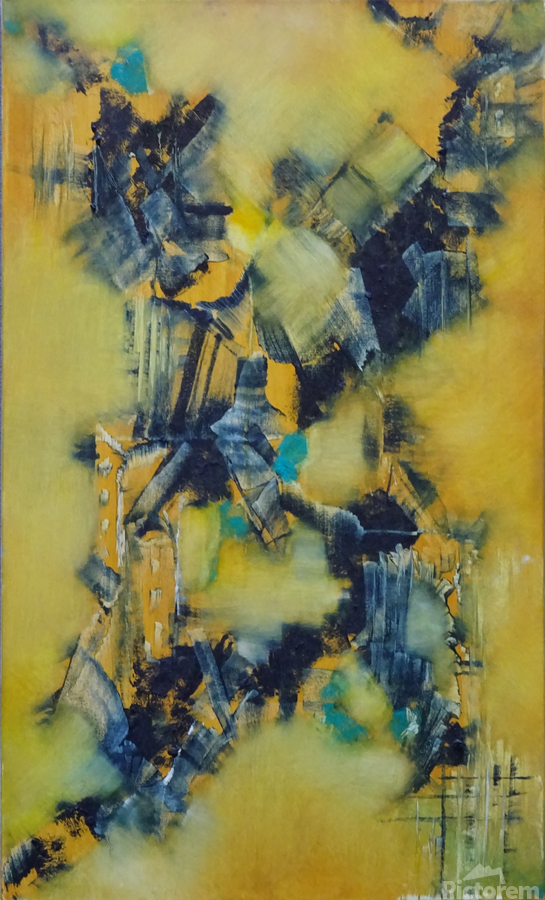 Abstract Paintings: Dimensions  Print