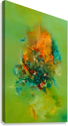 Abstract Paintings: Breath of Life Canvas Print