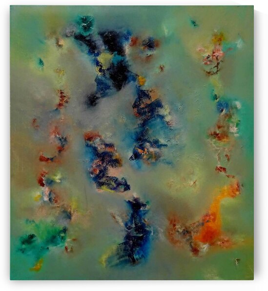 Abstract Paintings: Midnight Sun by Pablo Scuzzarello