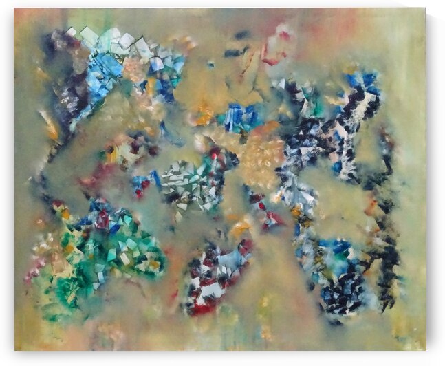 Abstract Paintings: Infinitamente Proximo I by Pablo Scuzzarello