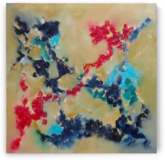 Abstract Paintings: Meeting of Colours by Pablo Scuzzarello