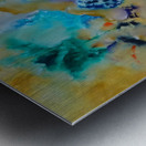 Abstract Paintings: Tiempo de Interrupcion Metal print