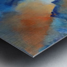 Abstract Paintings: Connected Metal print