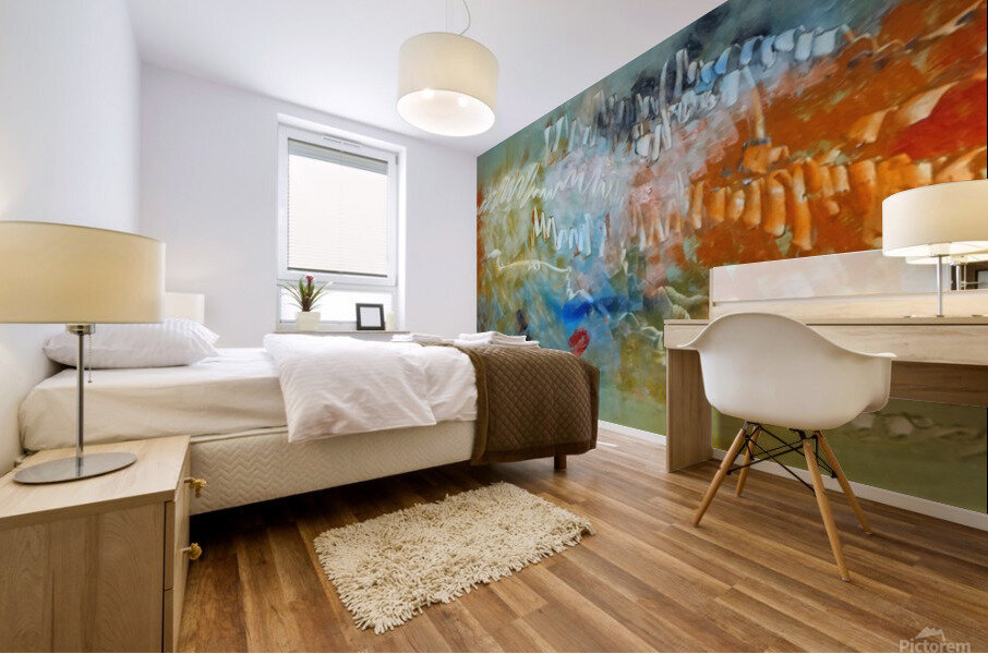 Abstract Paintings: Child’s Play Mural print