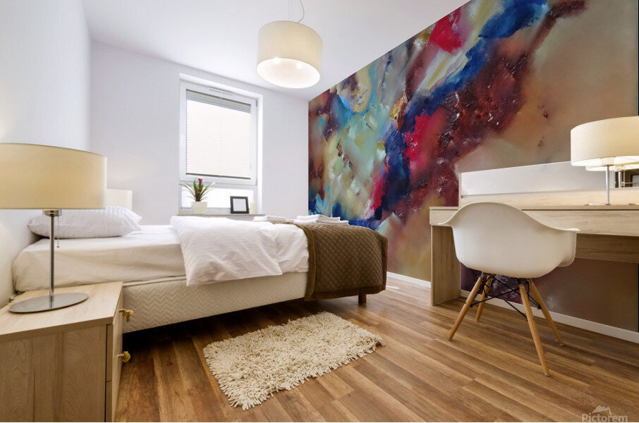 Abstract Paintings: Parallel External Worlds Mural print