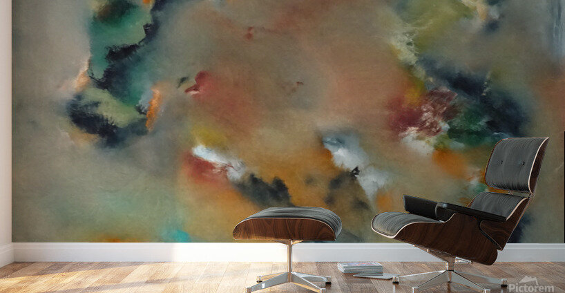 Abstract Paintings: The Loneliness Of The Mirrors That Nobody Hol Wall Murals