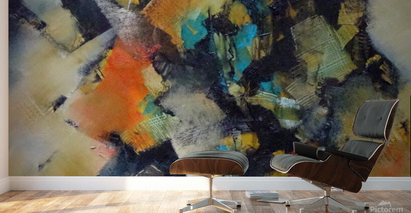 Abstract Paintings: Between Two Places Wall Murals