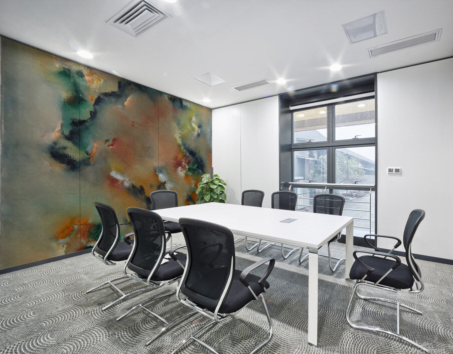 Abstract Paintings: The Loneliness Of The Mirrors That Nobody Hol Wall Printing