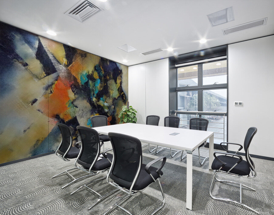 Abstract Paintings: Between Two Places Wall Printing