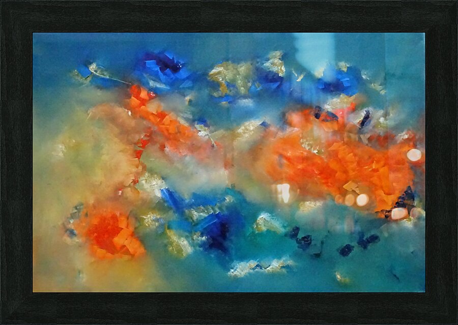 Abstract Paintings: Radiance Picture Frame print
