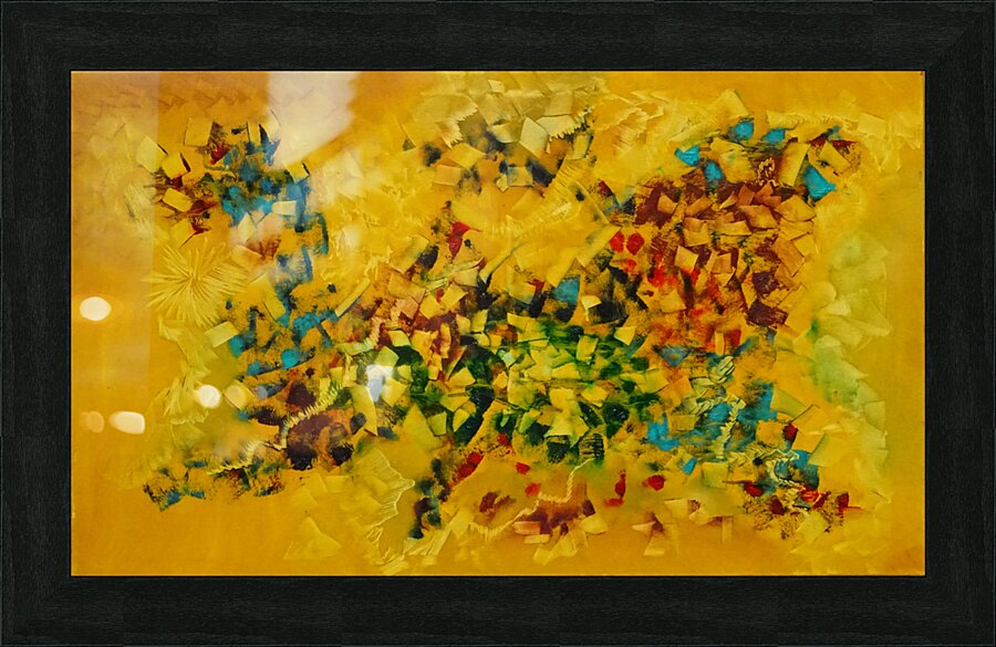 Abstract Paintings: Chaotic Dream Picture Frame print