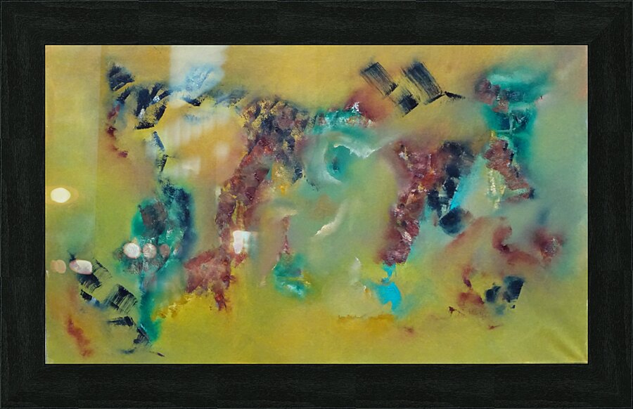 Abstract Paintings: Headspace Picture Frame print