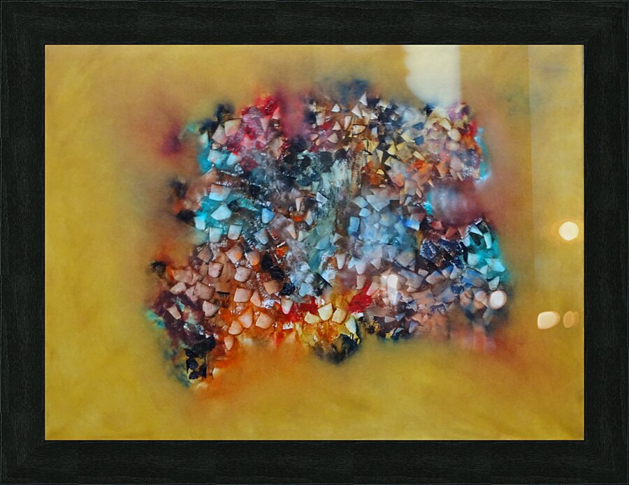 Abstract Paintings: Inmixion Picture Frame print