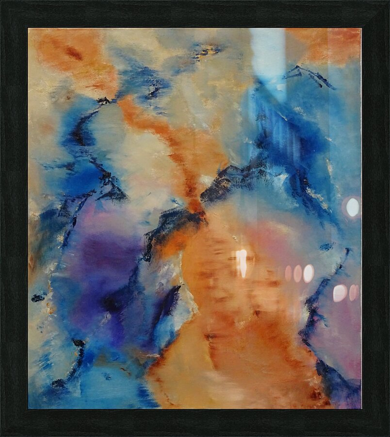 Abstract Paintings: Subconscious Picture Frame print