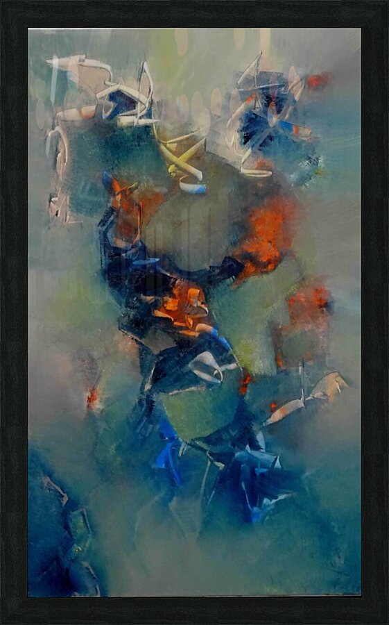 Abstract Paintings: Interrogating Paradoxes Picture Frame print