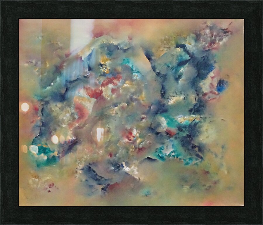 Abstract Paintings: Delimiting The Overload Picture Frame print