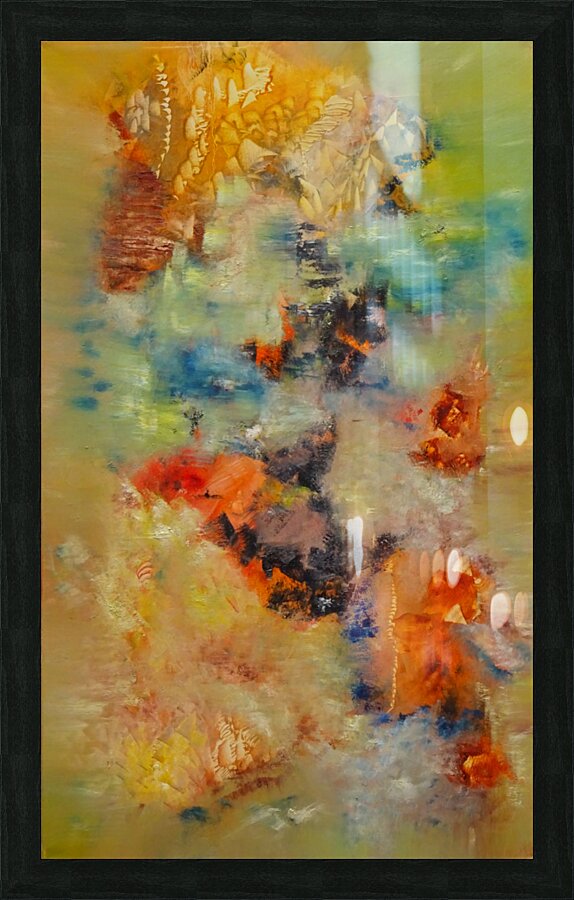 Abstract Paintings: Reflected Soul Picture Frame print