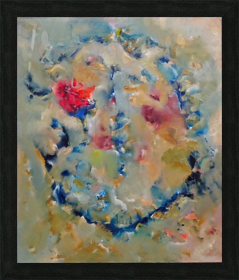 Abstract Paintings: The Distance Between The Time Picture Frame print