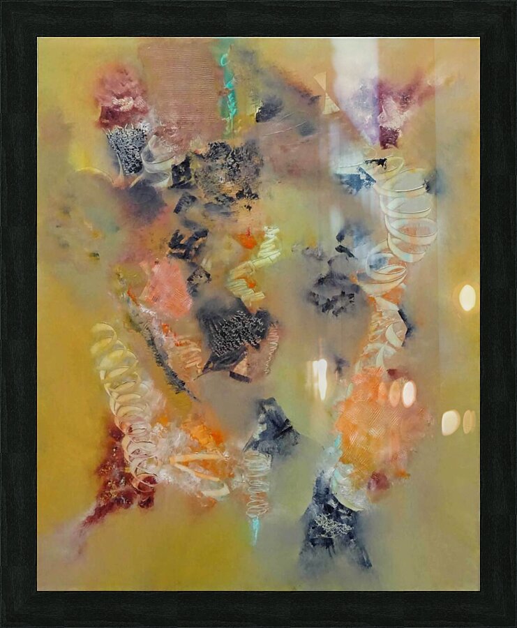 Abstract Paintings: Without You I am Full of Emptiness Picture Frame print