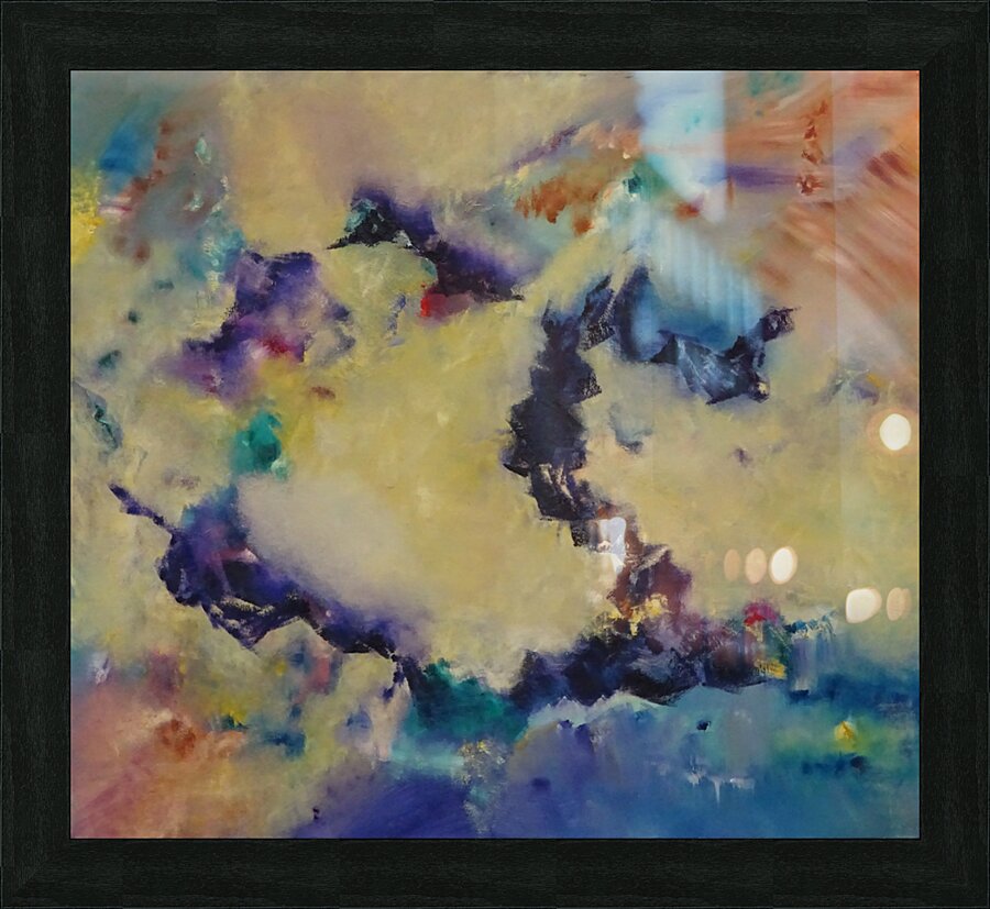 Abstract Paintings: Facing The Forbidden Picture Frame print