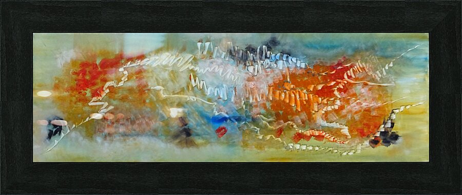 Abstract Paintings: Child’s Play Picture Frame print