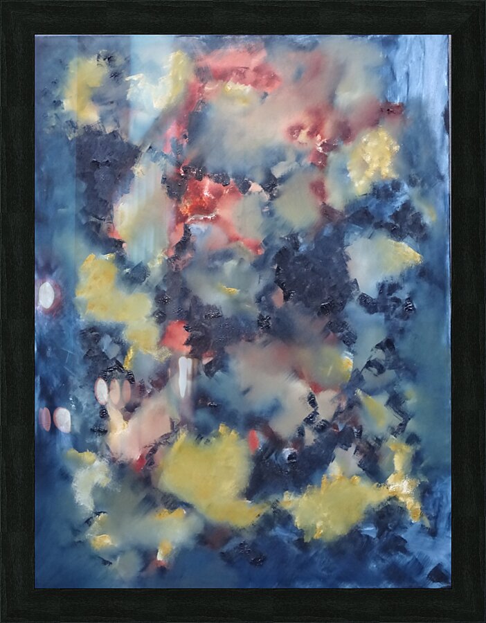 Abstract Paintings: Shattered Memories Picture Frame print