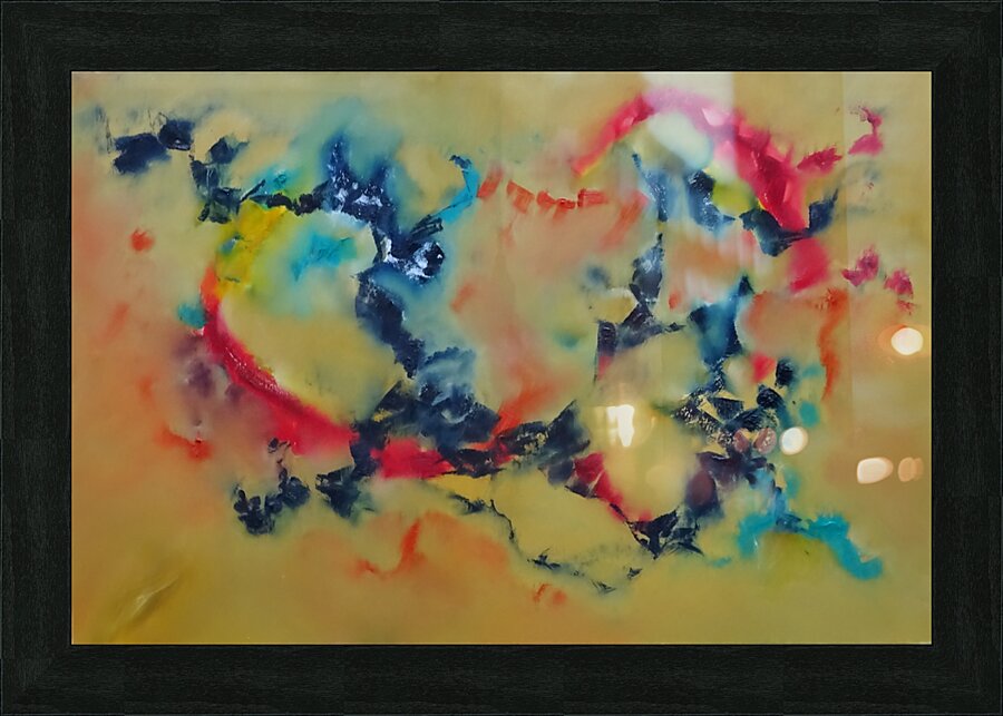 Abstract Paintings: The Space Picture Frame print