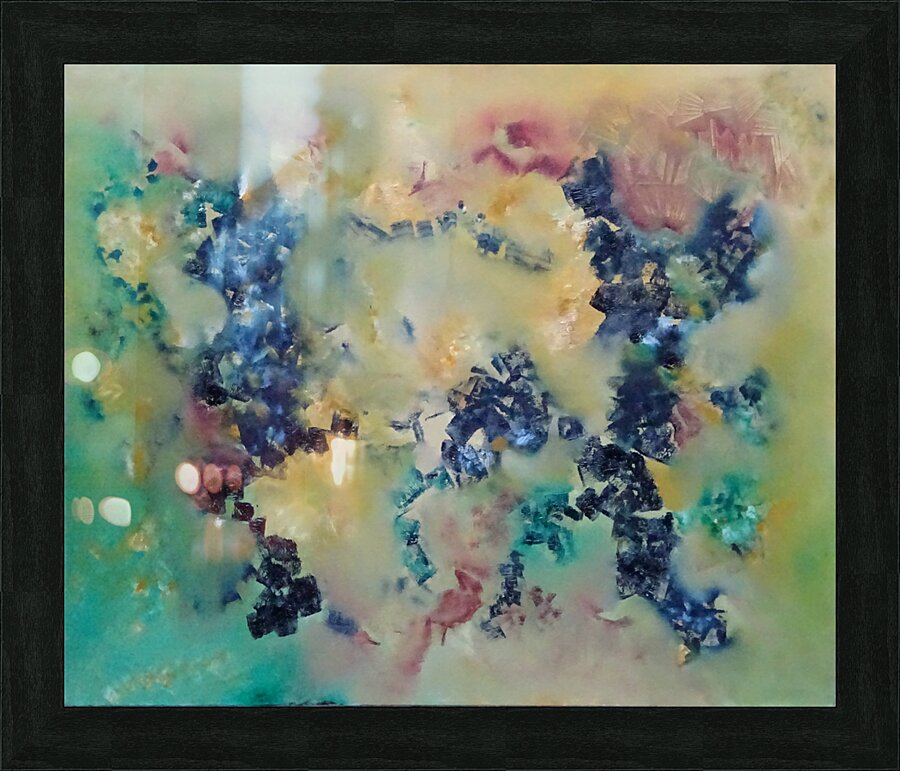Abstract Paintings: Infinitamente Proximo II Picture Frame print