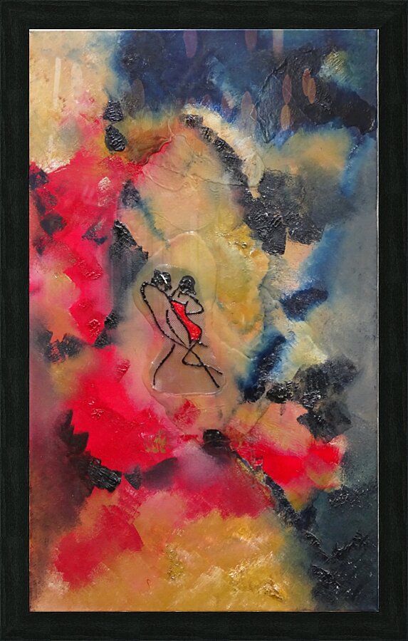 Abstract Paintings: Tango II Picture Frame print