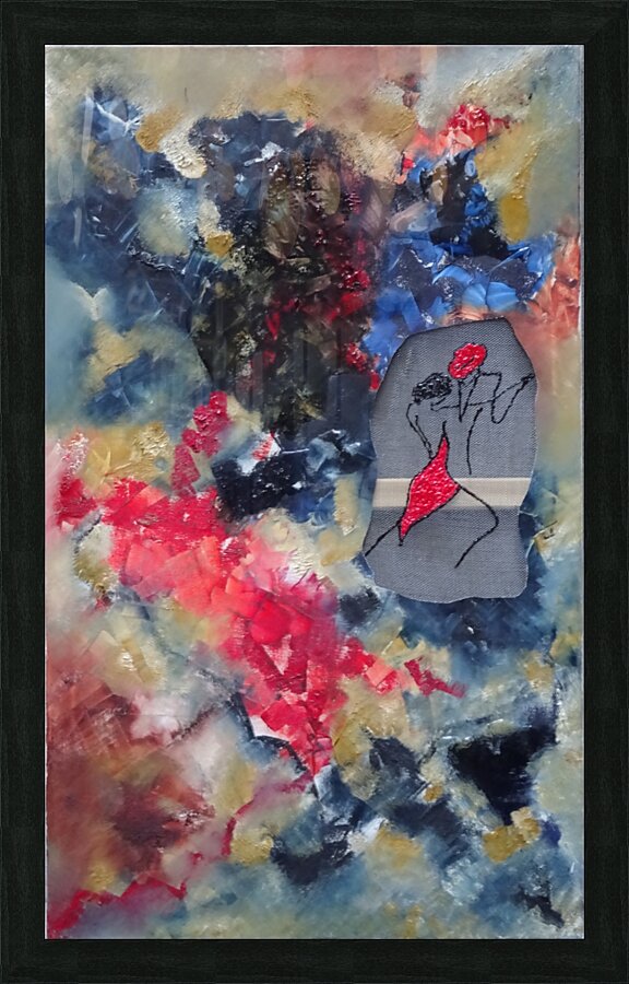 Abstract Paintings: Tango I Picture Frame print