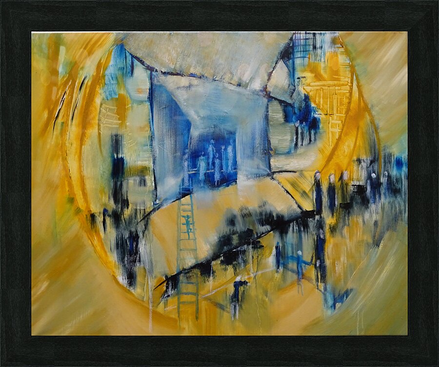 Abstract Paintings: You found it Picture Frame print