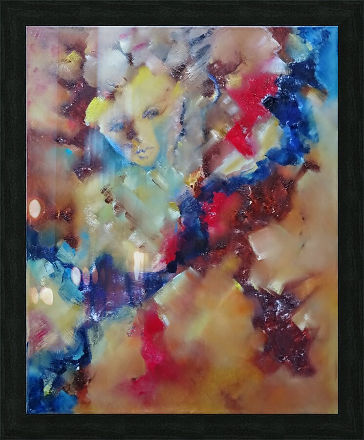 Abstract Paintings: Parallel External Worlds Picture Frame print