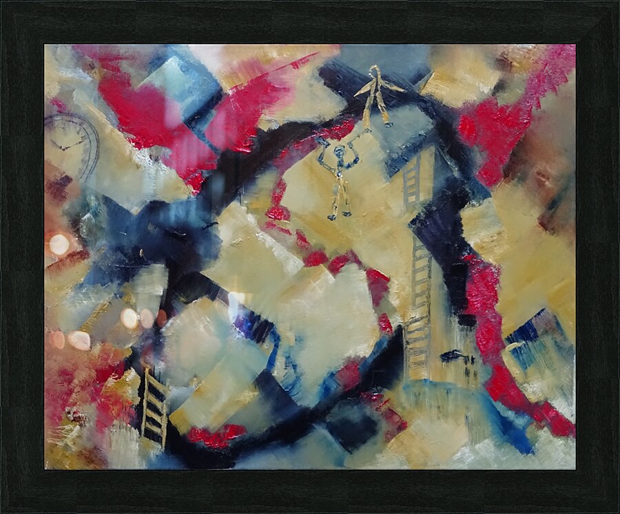 Abstract Paintings: Dreamscape Picture Frame print