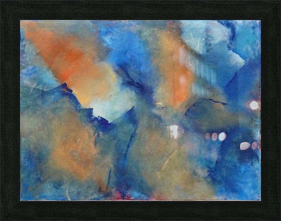 Abstract Paintings: Connected Picture Frame print