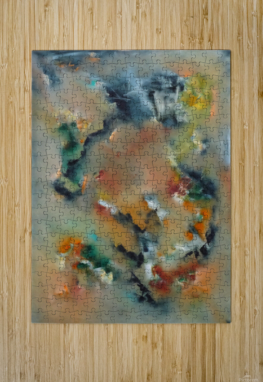 Abstract Paintings: The Loneliness Of The Mirrors That Nobody Hol Pablo Scuzzarello Puzzle printing