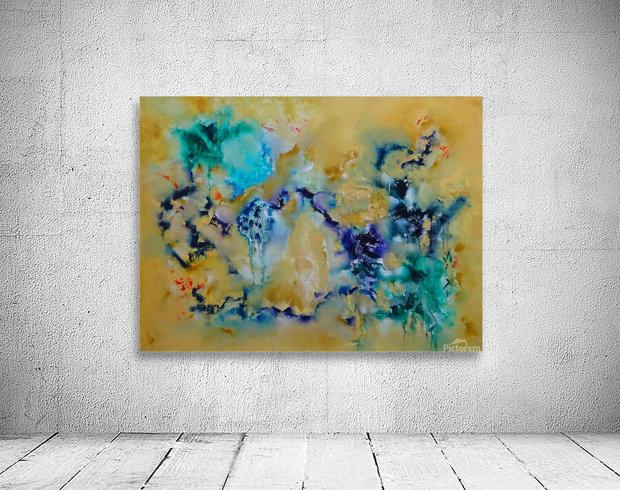 Abstract Paintings: Tiempo de Interrupcion Wall Preview