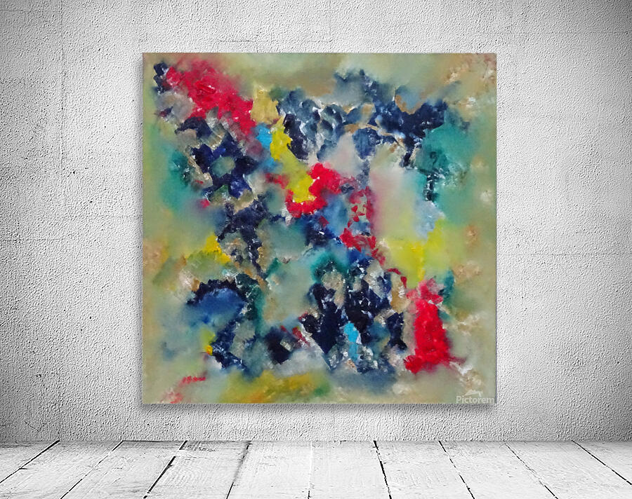 Abstract Paintings: Rainbow Wall Preview