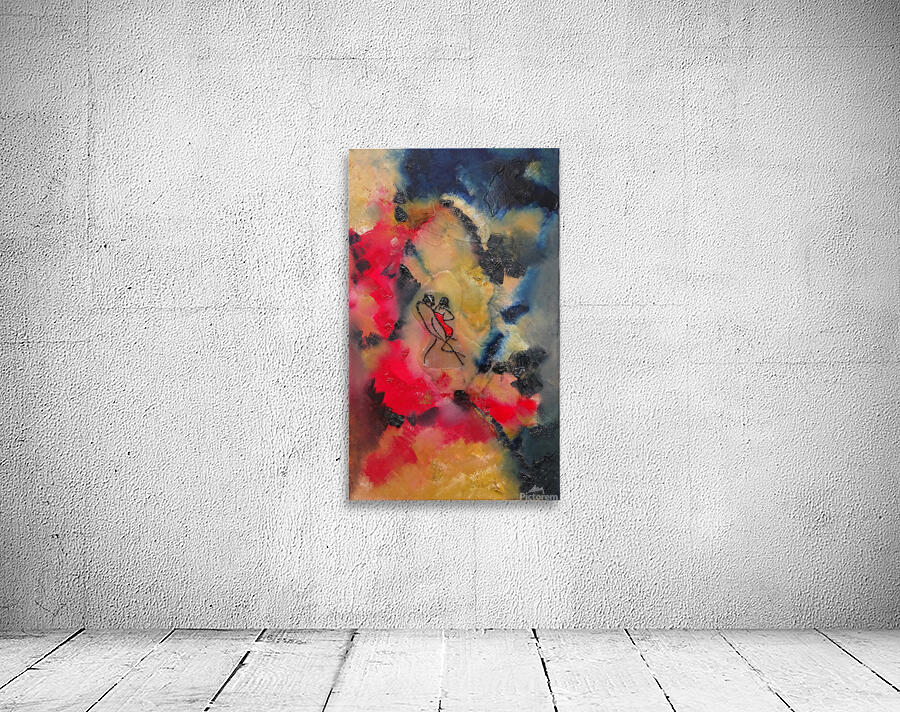 Abstract Paintings: Tango II Wall Preview