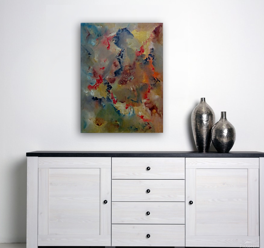 Abstract Paintings: Glowing In The Dark Reproduction